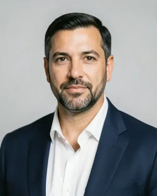 Portrait of Marcus Hale, founder and lead consultant